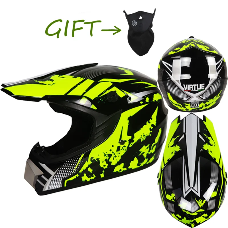 Мотоциклетный шлем защитный для езды на мотоцикле или велосипеде по