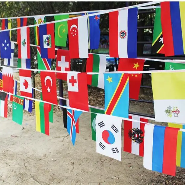 20*30 см гирлянда флаг 100 стран по всему миру небольшой Висячие флаги|small flag|small world