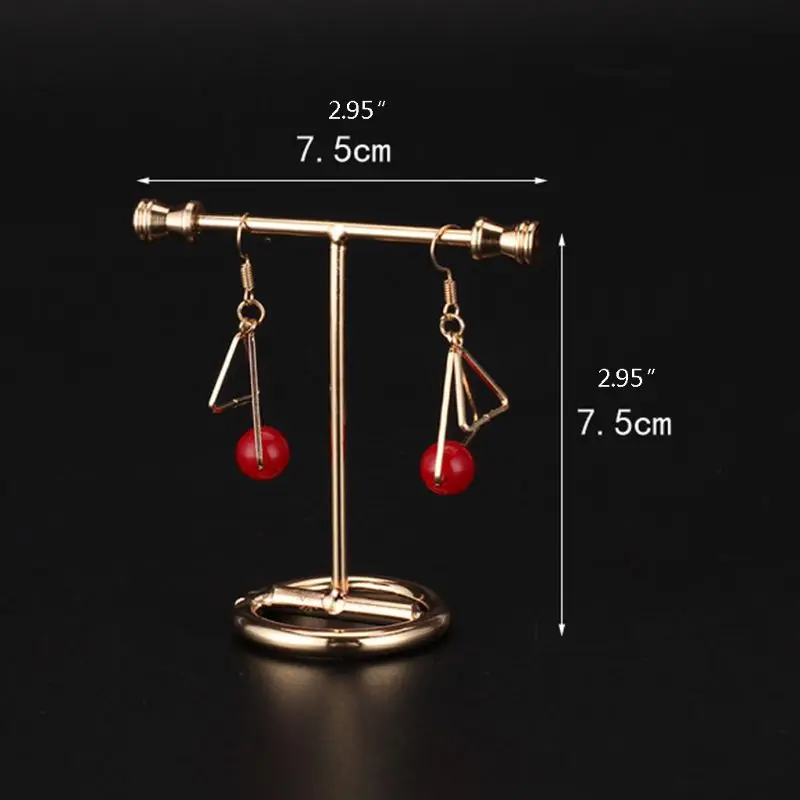 

2Pcs/set Jewelry Display Stand Show Earrings Necklace Bracelet Storage Jewelry Showcase