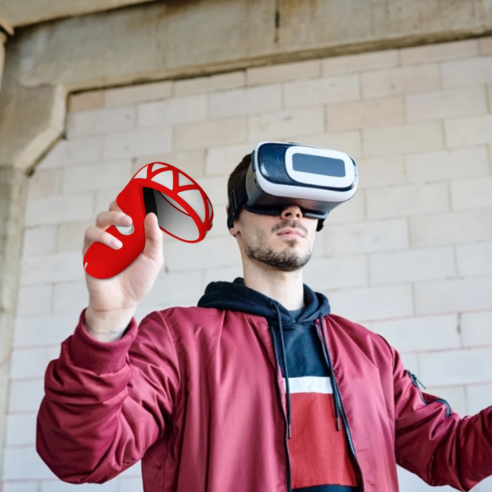 Аксессуары 2021 VR защитный чехол для сенсорного контроллера Oculus Quest 2 силиконовый с