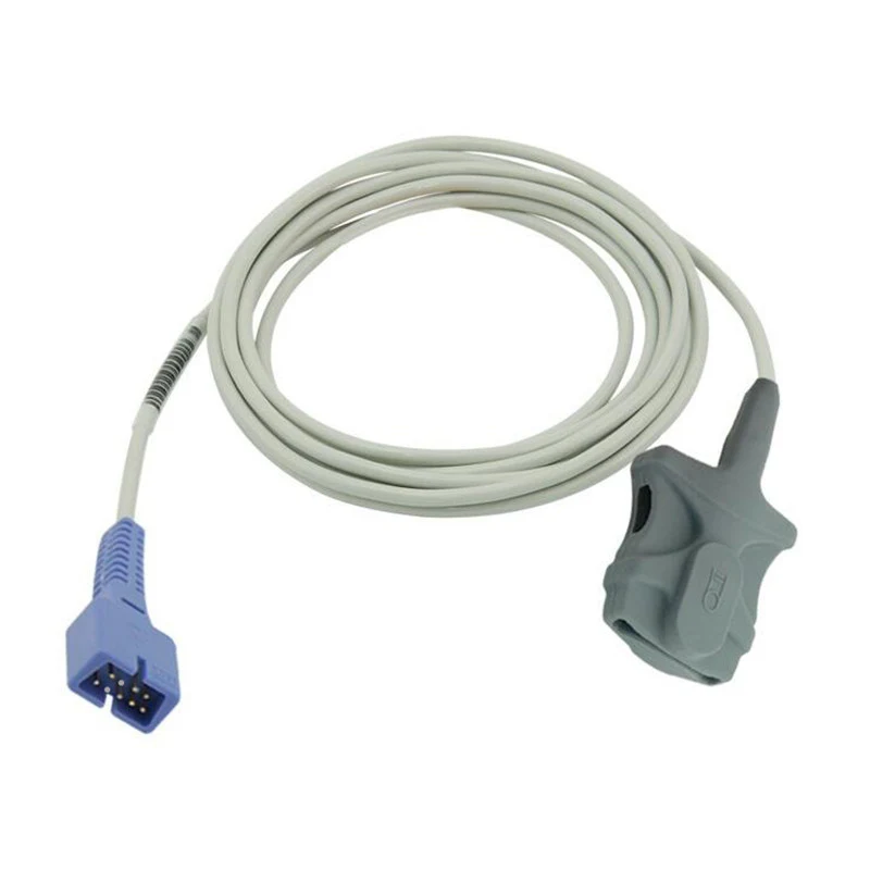 Nellcor Oximax Direct SpO2 Sensor Pulse Oximetry Probe Adult Finger Clip 9 Pins 3 Meter Cable |