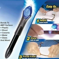 5 second quick fix liquid uv glue pen portable metal repair glass tool powered super plastic welding light compound uv liqu c1b1