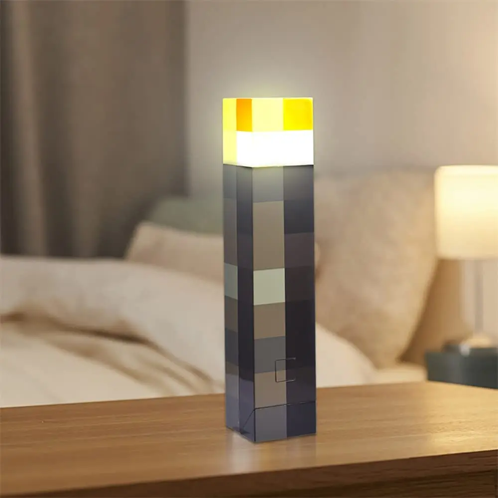 

Game peripheral products Brownstone Pixel torch Night Light Usb Rechargeable Led Lamp bedroom table Living room