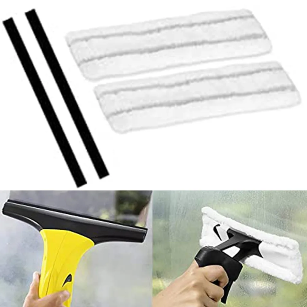 

Replacement Floor Cleaners Parts Microfiber Wiper Blades And Mop Cover Set For Karcher WV 50 Plus WV 60 Plus WV 75 Plus