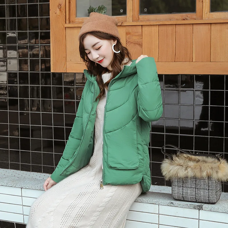Abrigos Mujer Invierno 2019 короткая зимняя куртка женская меховая хлопковая стеганая