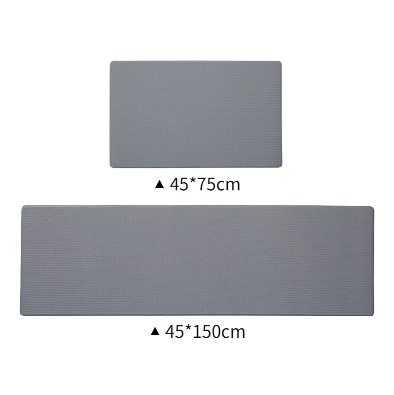 

PU Leather Kitchen Mat Waterproof Oil Proof Non Slip Balcony Corridor Carpet Bedroom Entrance Door Mat Kitchen Rug Home Decor