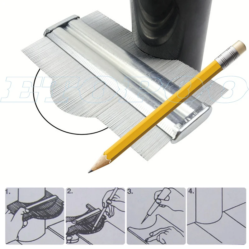 Контурный манометр для профиля из углеродистой стали 150 мм шаблон глубокого