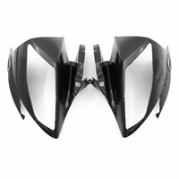 carbon fiber pattern front upper nose headlight shrouds cowling fairingabs1 sets for yamaha yzf r6 2006 2007