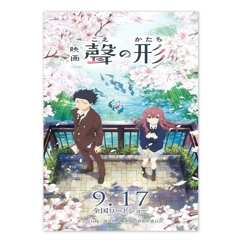 

A Silent Voice Anime Posters And Prints Girl LOVE Manga Canvas Painting Living Room Bedroom Home Bar Decoration Wall Art Picture