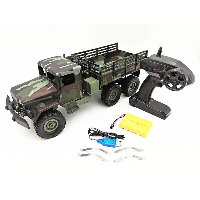 MN77 WPL B16 Урал 1/16 р/у автомобиль 6WD Рок Гусеничный WW2 армейские транспортные средства 6 колесный пульт дистанционного управления военный грузовик игрушки для мальчиков VS B36 B24