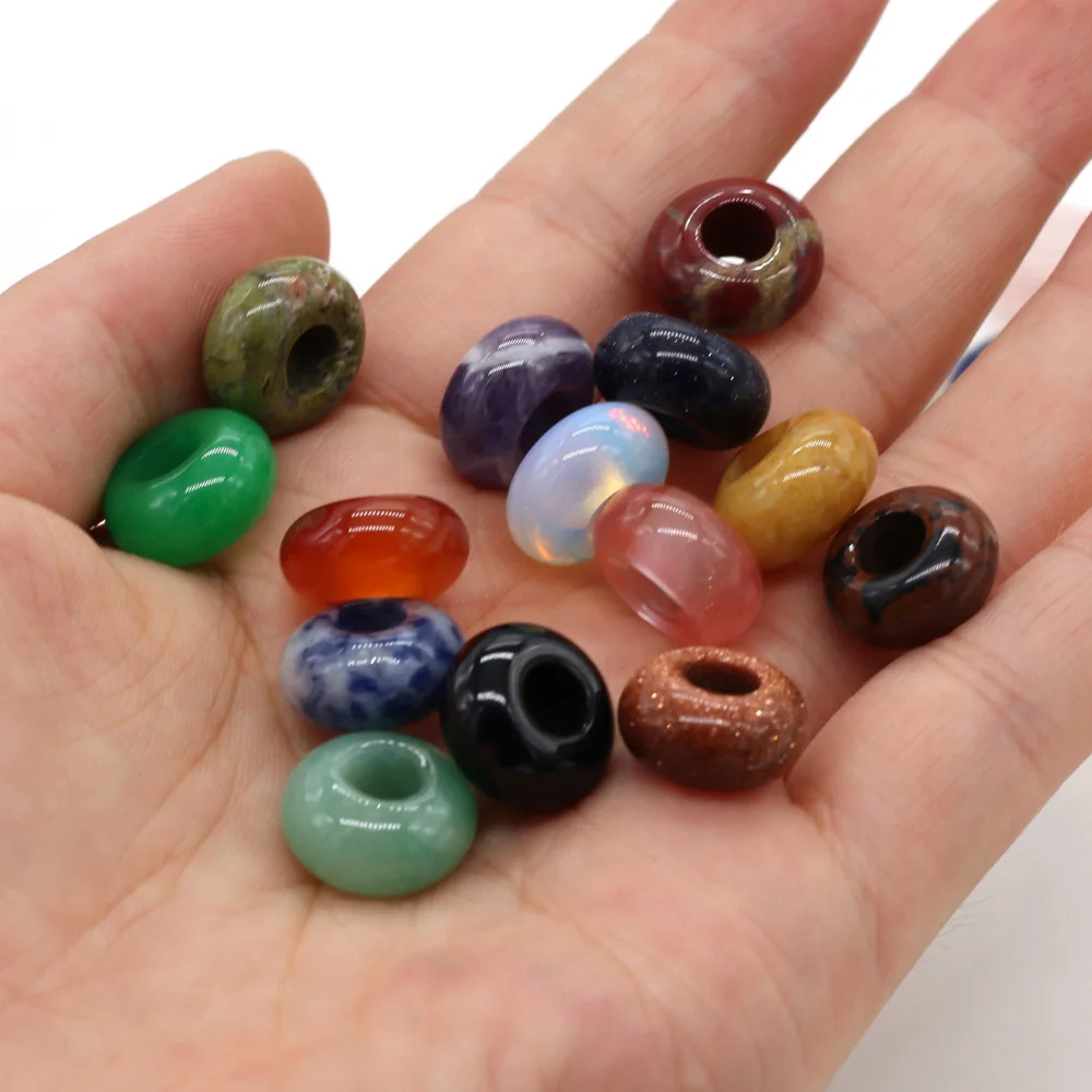 

Natural Stone Pendant Abacus Shape Semi-precious Stones Exquisite Charm for Jewelry Making DIY Necklace Bracelet Accessories