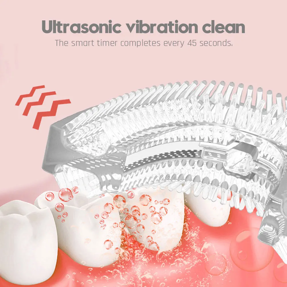 

Sonic Electric Toothbrush for Children U Type 360 Degree Automatic Teeth Cleaner IPX7 Waterproof Teeth Whitener Kids Tooth Brush