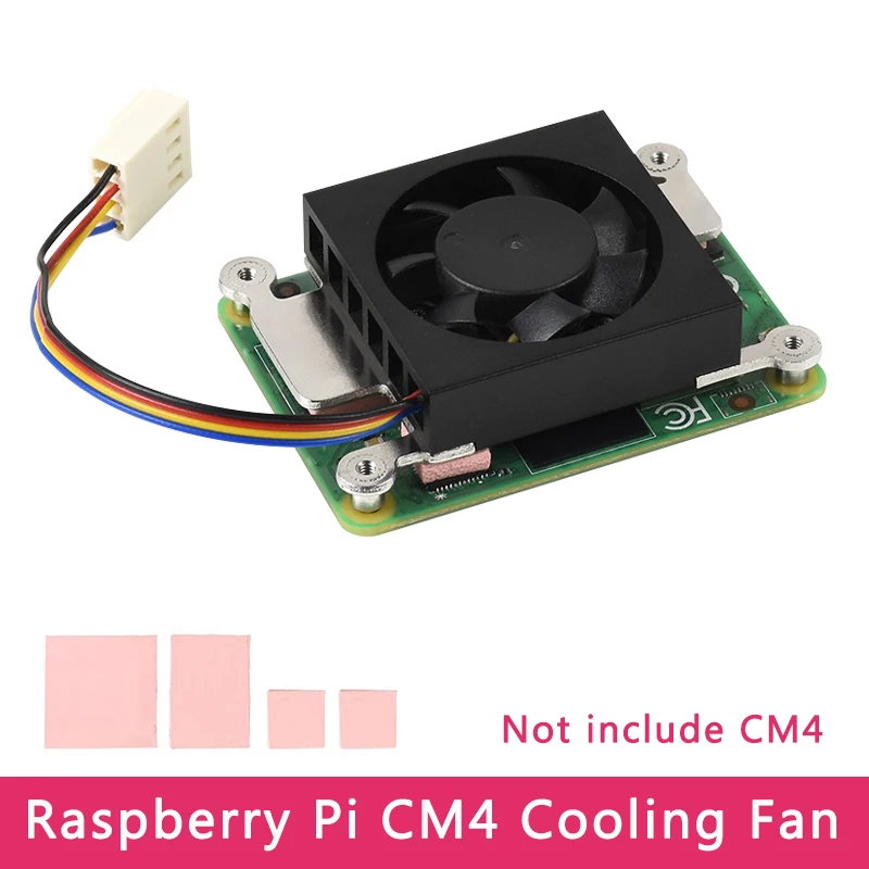 Специальный охлаждающий вентилятор CM4 для компьютера Raspberry Pi модуль 4 с тепловыми
