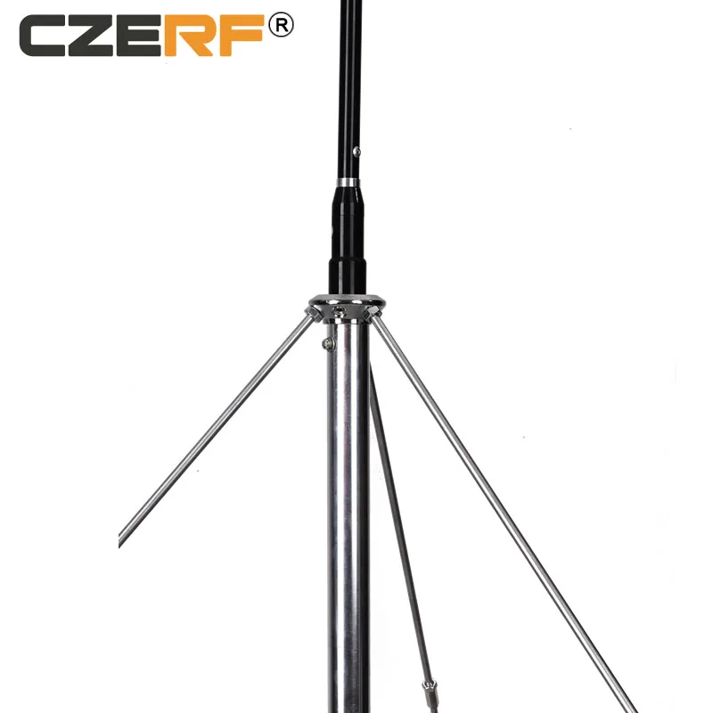 Бесплатная доставка 1/4 волна GP алюминиевая антенна с кабелем 15 метров TNC для