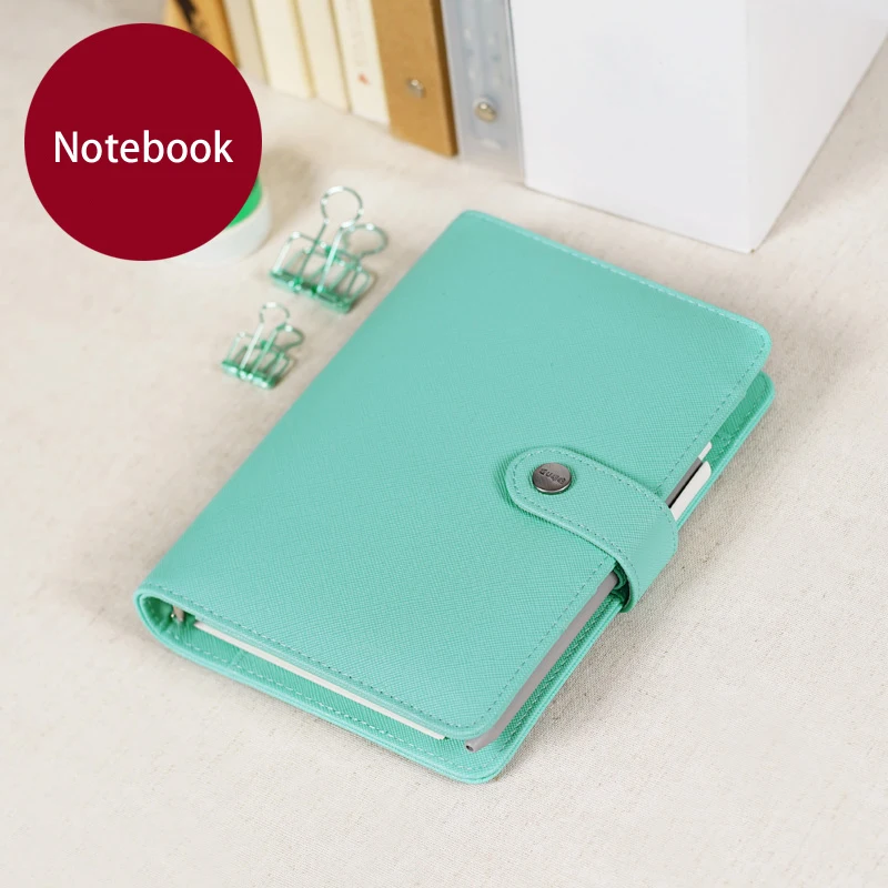 Персональный органайзер Macaroon полый кожаный деловой офисный спиральный