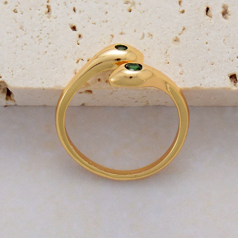 Роскошные женские кольца в виде змеи гипербола современное дизайнерское