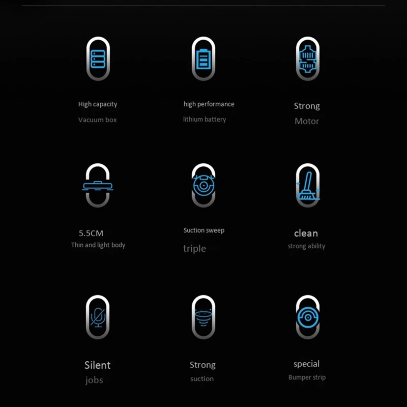 

30CM Ultra Thin Multifunctional Robot Vacuum Cleaner 3-In-1 Smart Sweeping Robot Dry Wet Sweeping Vacuum Cleaner