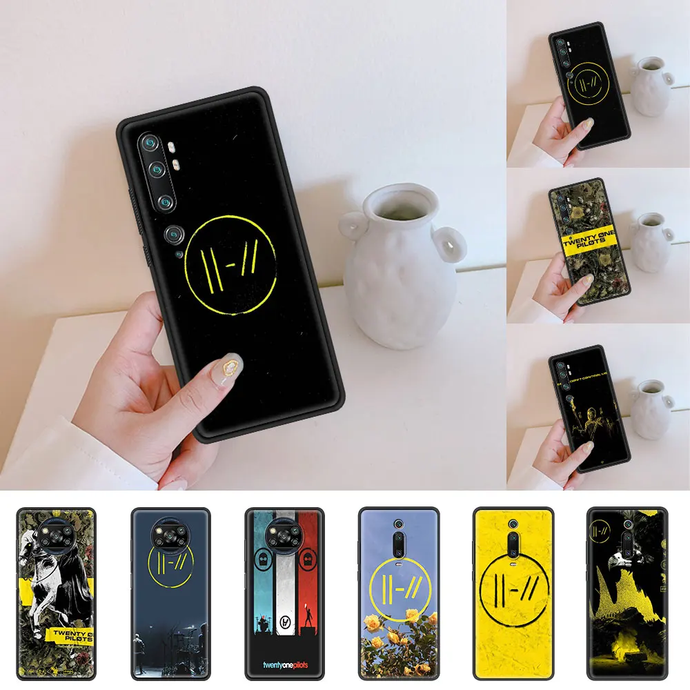Чехол Twenty One Pilots для Xiaomi Mi Poco X3 NFC M3 9T Note 10 Lite 10T Pro 5G F1 CC9 9 SE мягкий чехол телефона
