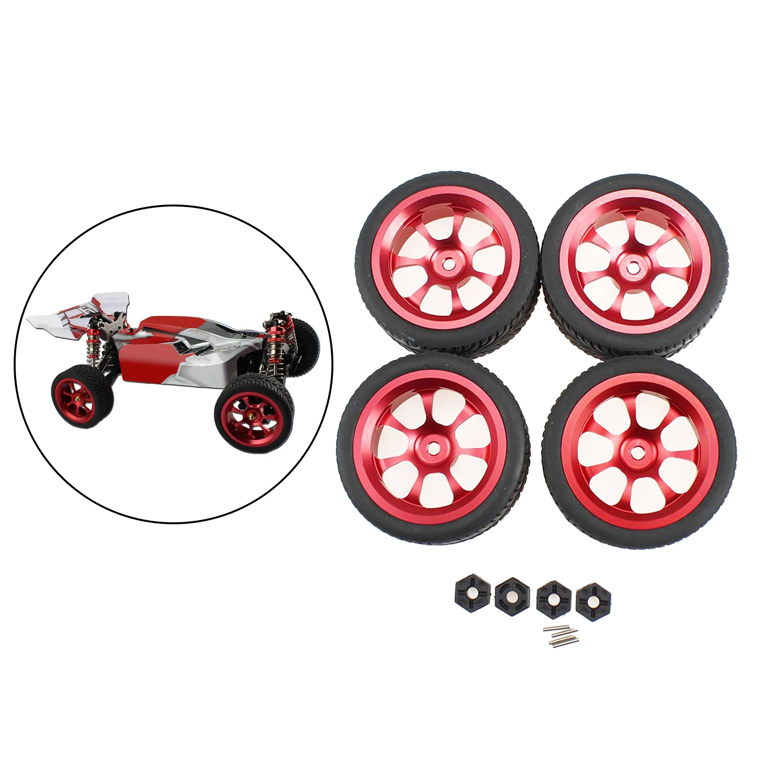 16 шт rc металл колесные диски ши