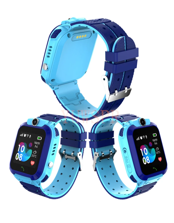 Q12 Kids Smart Watch Waterproof LBS Location Support Hebrew Use 2G SIM Card Chindren Tracking Boys Girls Smartwatch Clock Gift