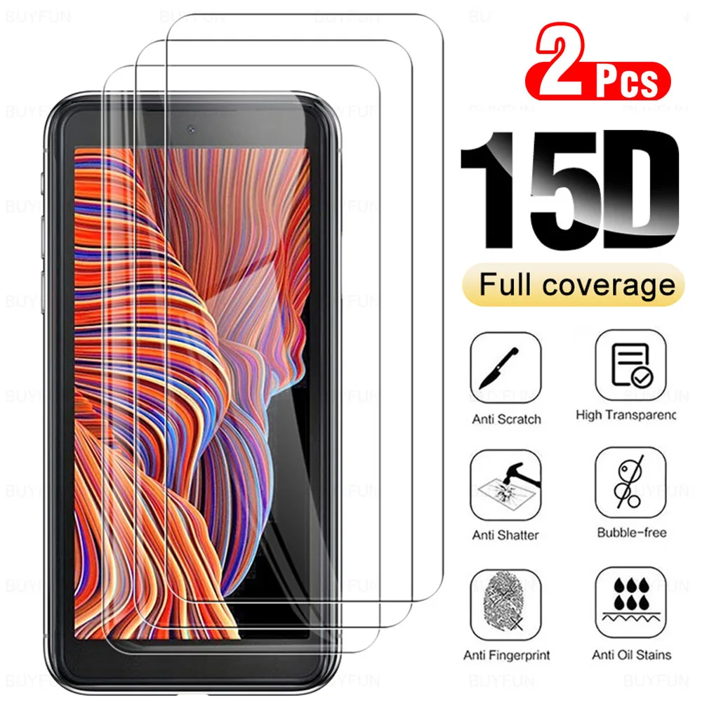 

2pcs sansung xcover 5 glass tempered glasses screen protectors film for samsung galaxy xcover x cover 5 xcover5 cover5 glas 5.3"