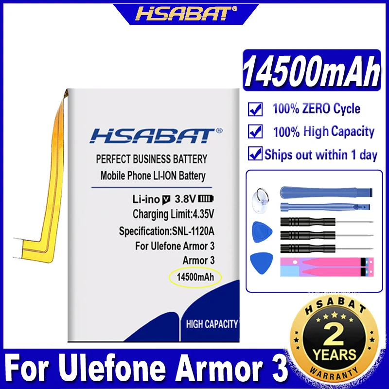Аккумулятор HSABAT для Ulefone Armor 2 3 5 3T 3W 6 6E 6S 7 7E 8 9 9E 11 X X8 X6 10 X2 X3 X5 X7 Pro | Мобильные