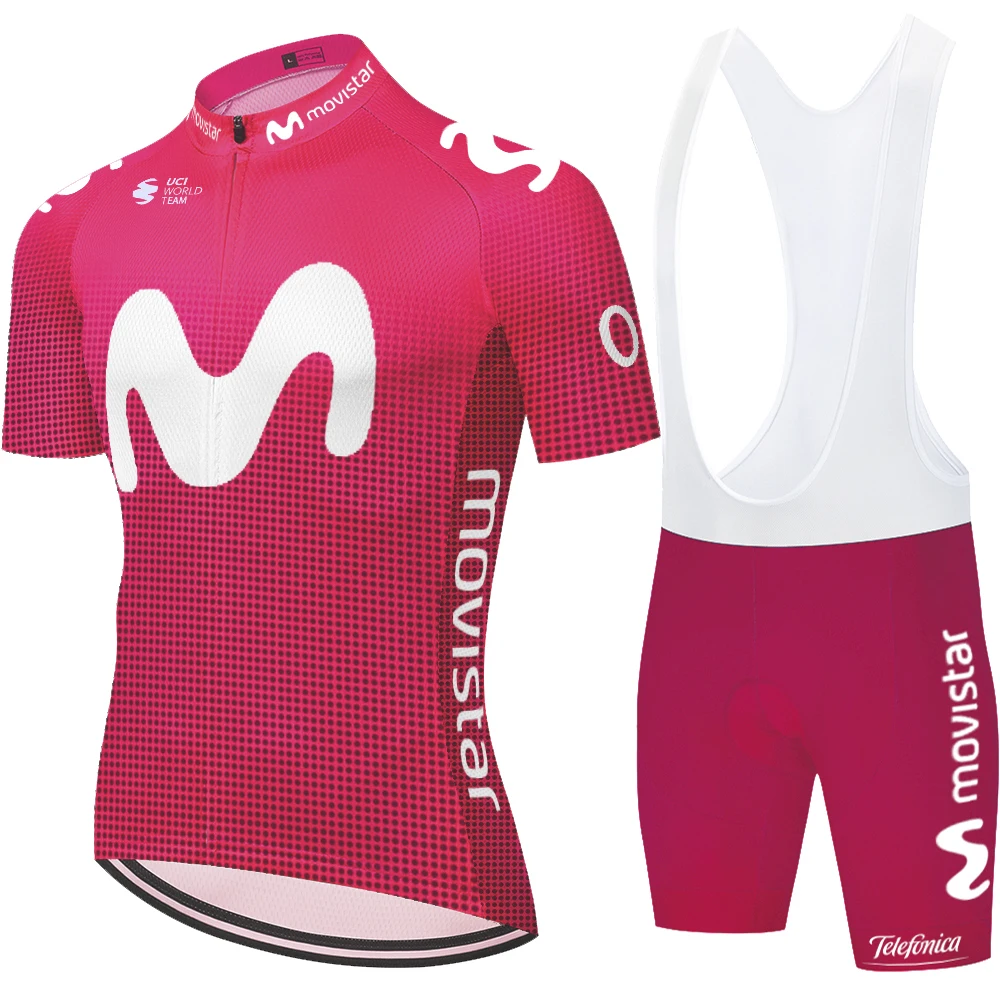 

20 colors Team movista cycling jersey 2021 men maillot ciclismo hombre set Men Summer Bike Jersey suit Bike Bicycle Wear MTB