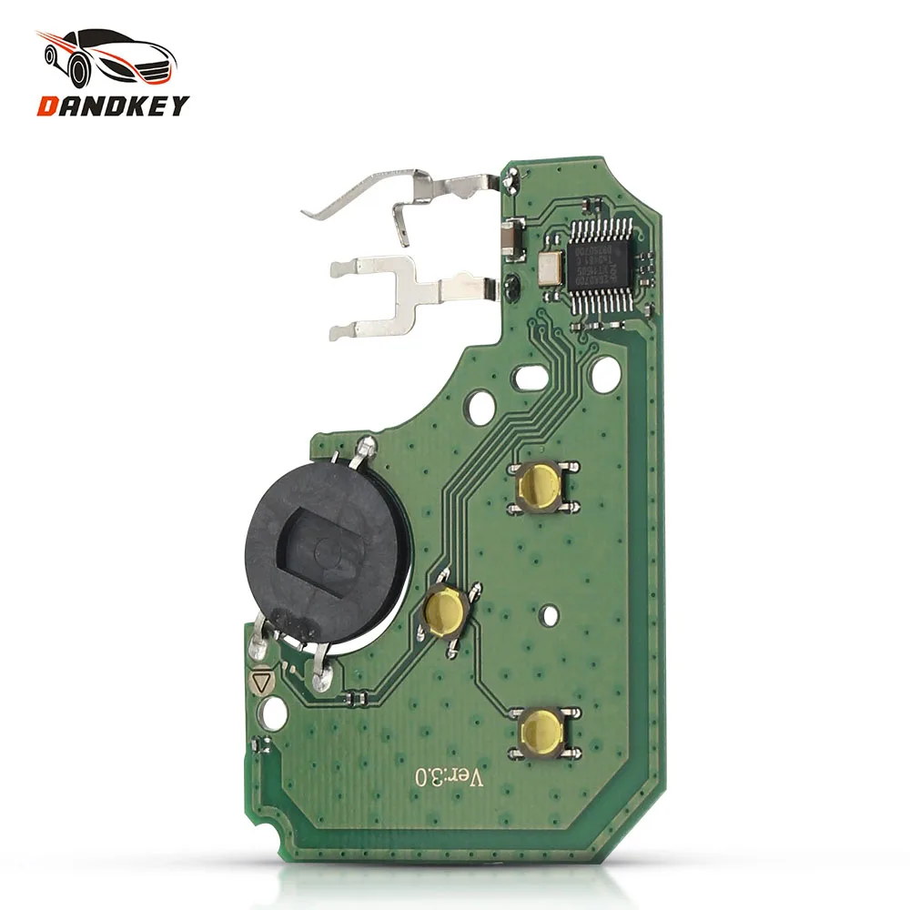 

Dandkey 3 Buttons Smart Key Card Circuit Board 434Mhz ID46 PCF7947 Chip For Renault Clio Logan Megane 2 3 Scenic 2003 2004 2005