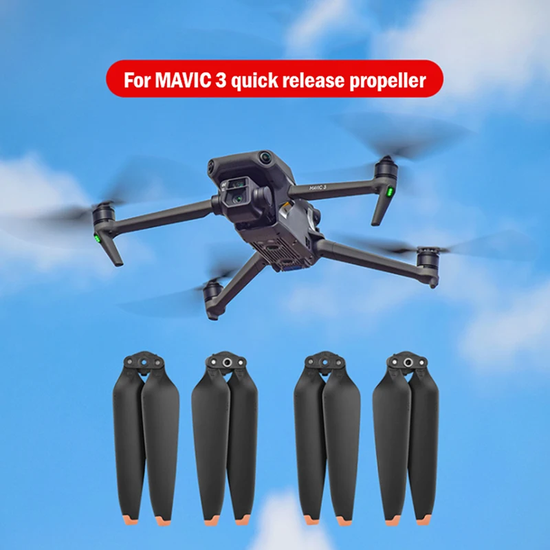 

Black Propeller Replacement Folding Blade Props for DJI Mavic 3 Drone Quadcopter