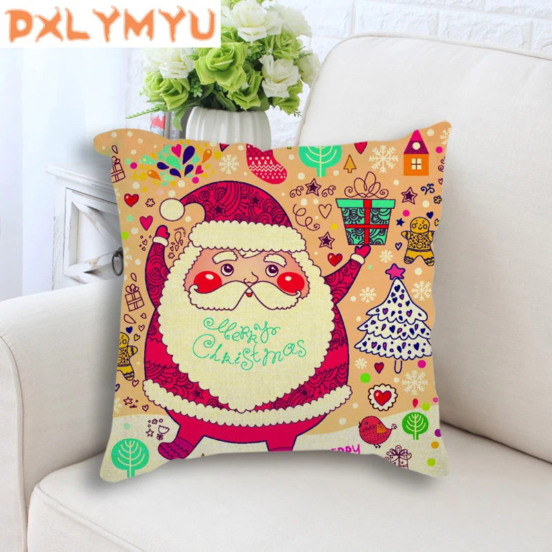 Рождественская елка наволочка снеговик Санта Клаус искусственная