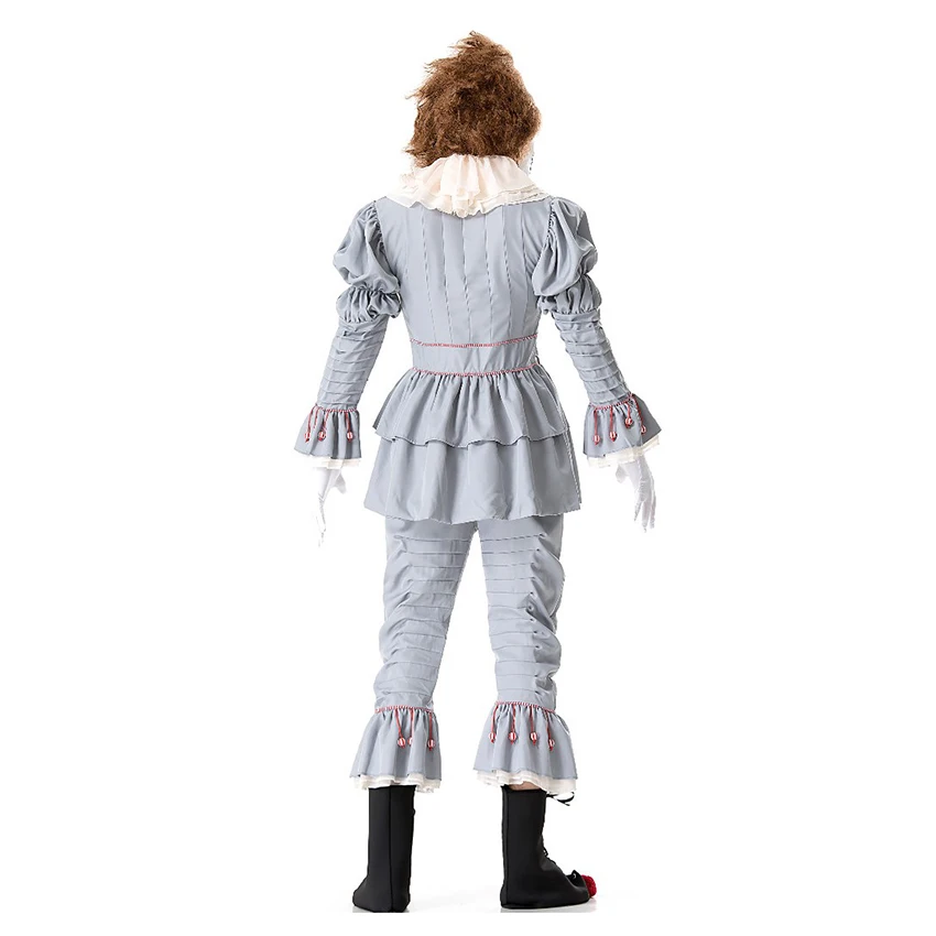 Костюм клоуна детский костюмы на Хэллоуин Стивена Кинга It для женщин косплей