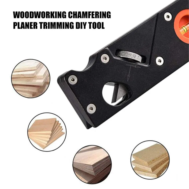 

Woodworking Chamfering Planer 45 Degree Beveling Angle Corner Shaving Planer Edge Cutter For Carpenter Accessories