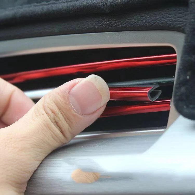 Декоративная лента для автомобильного выхода воздуха хромированная обшивка