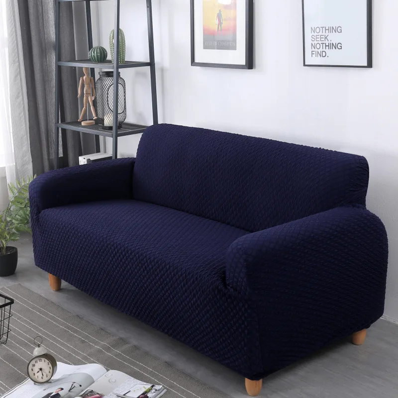 

1/2/3/4seater Knitted Thick Sofa Cover All-inclusive Stretch Couch Cover for Living Room Slipcovers Grey Funda Sofa Canape Salon