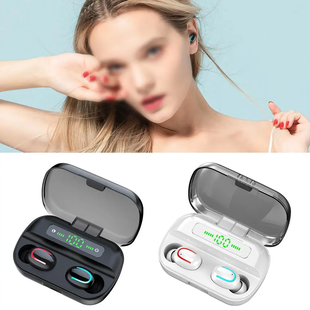 Беспроводные спортивные наушники вкладыши Q82 с защитой от пота TWS Bluetooth стерео