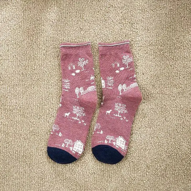 Модные детские повседневные рождественские мягкие милые хлопковые носки pudcoco в