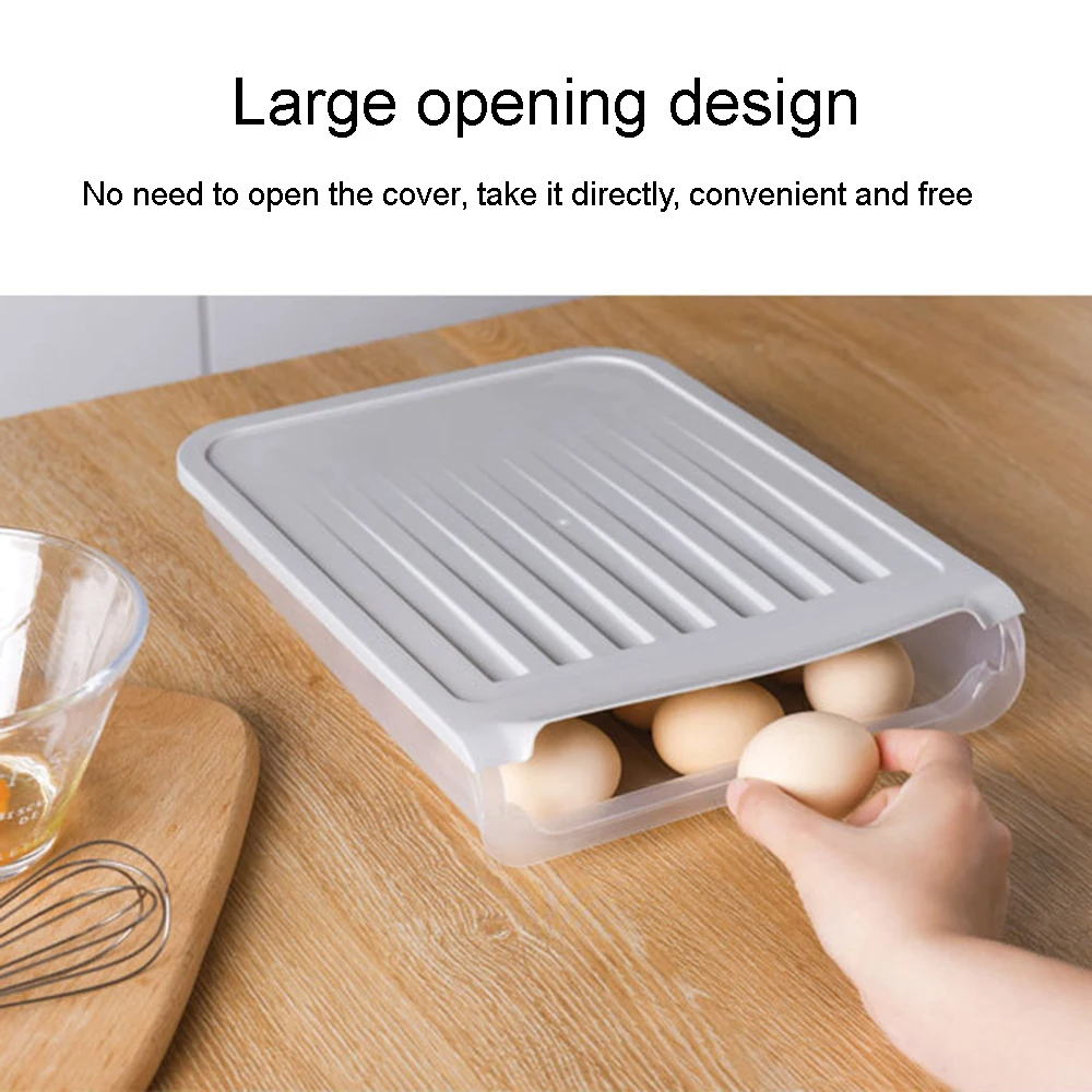 Пластиковый держатель для хранения яиц экономия места автоматическая прокрутка