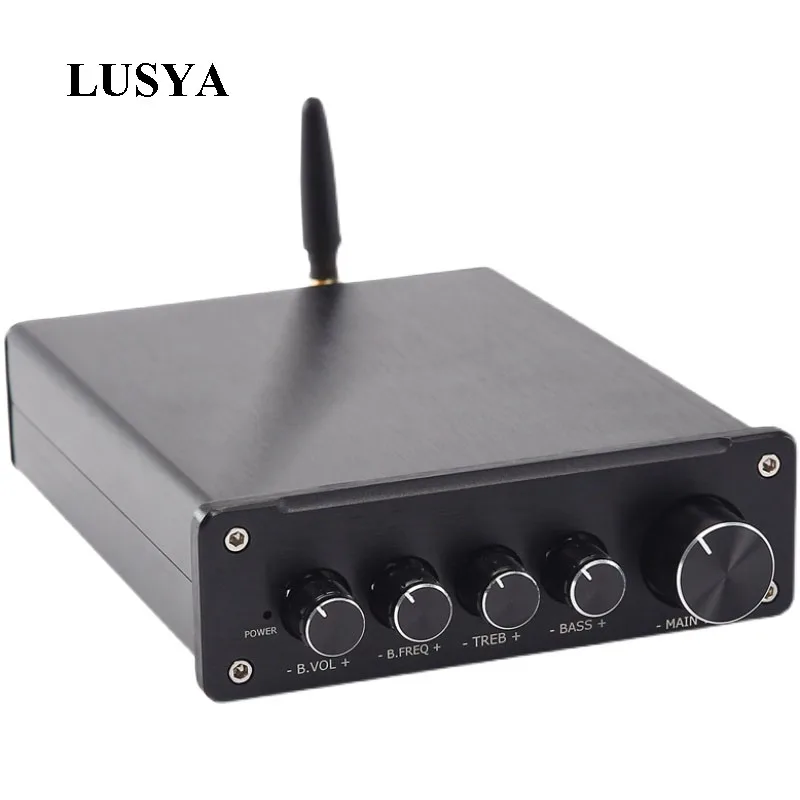 Lusya Dual TPA3251 Bluetooth 5 0 усилитель сабвуфера QCC3034 85 Вт * 2 + 175 стерео Hi-Fi класса D цифровой