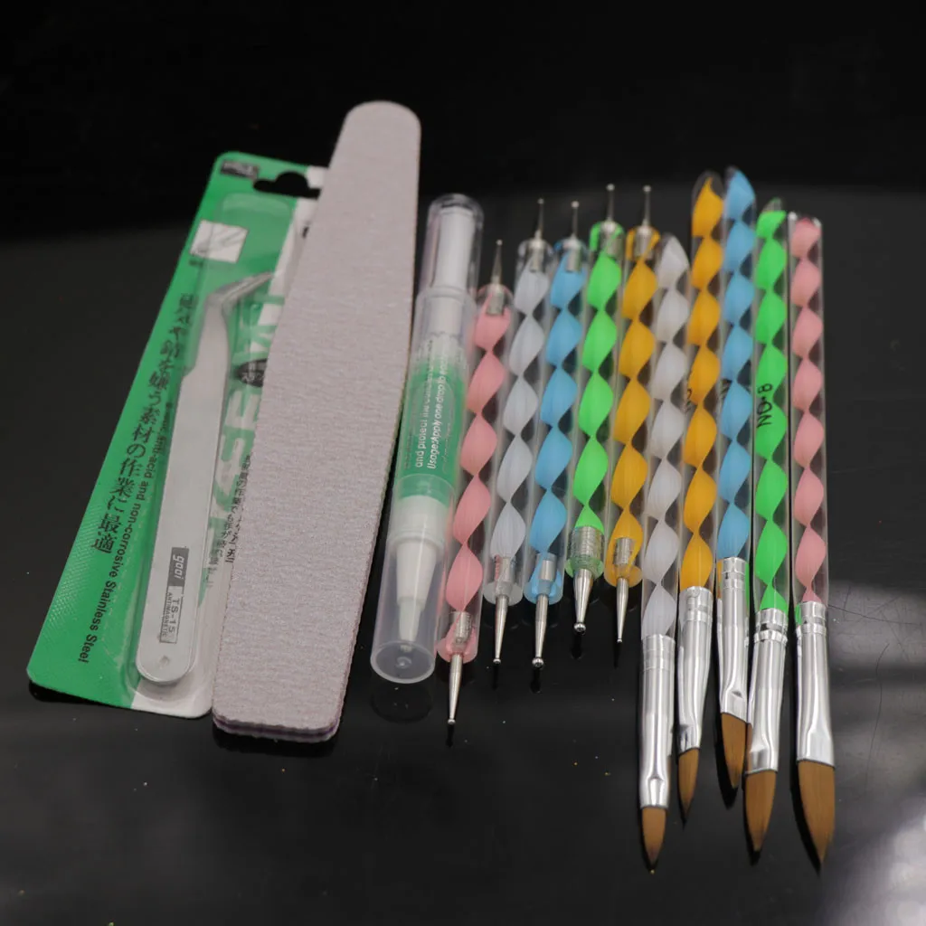 Гель для ногтей начинающих инструмент набор сделай сам Комбинации 50 шт блеск