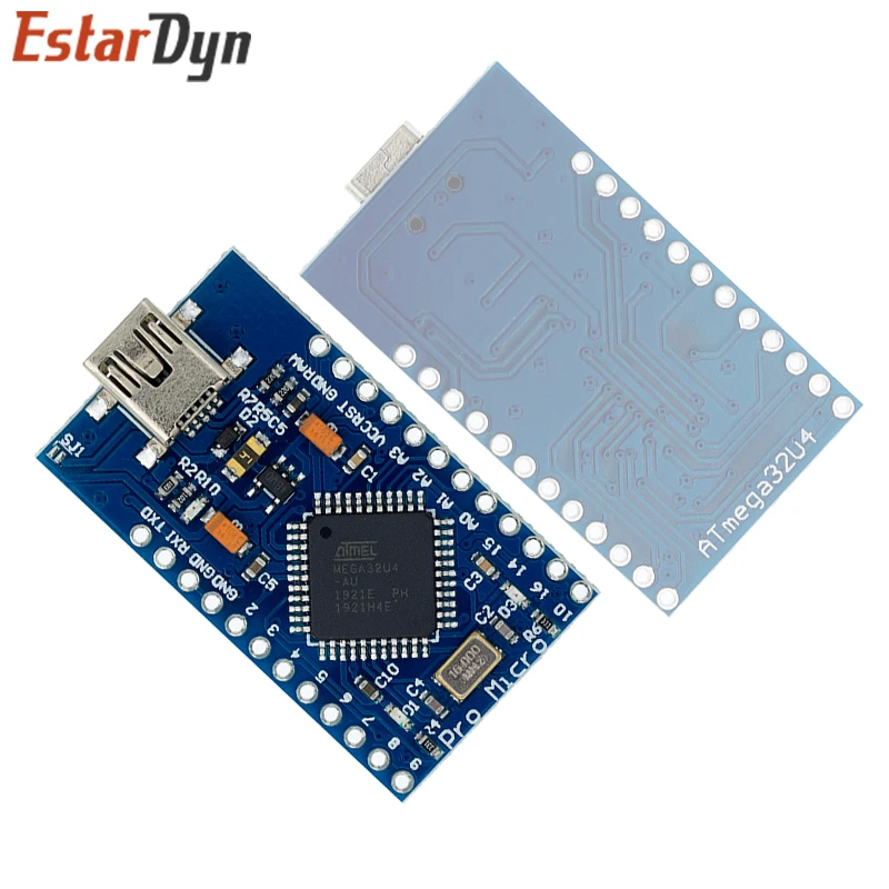 Контроллер Mega32U4 leonardo для arduino Pro Micro с Загрузчиком Blue Mini ATmega32U4 5 В/16 МГц |