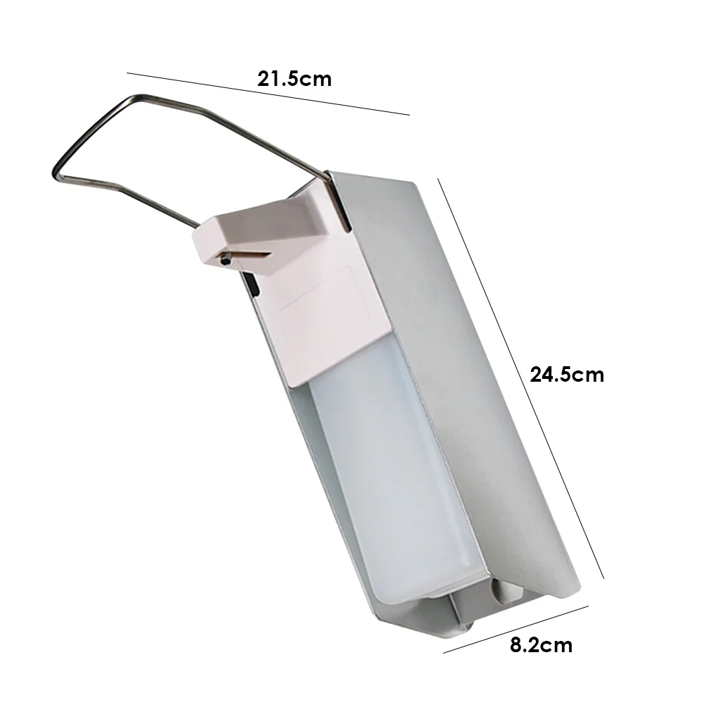 

1000ml Manual Soap Dispenser Wall Mount Hand Washer Pump Bottle for Bathroom School Kitchen Bathroom Accessories Set