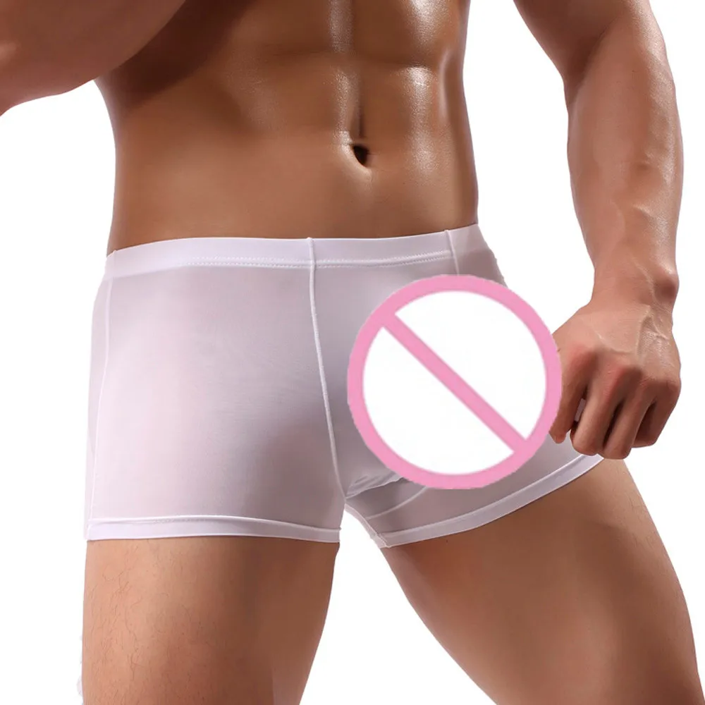 Сексуальные мужские трусы слон с выступом мужское белье для геев мешочек T Нижнее