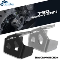 motorcycle aluminium sensor guard rear abs sensor protection for 790 adventure s 790adventure s 790 adv s 2018 2019 2020 2021