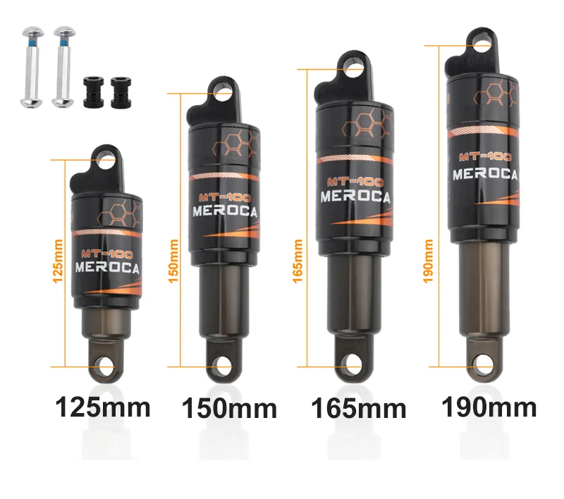 

Амортизатор для велосипеда 125 150 165 190 мм 750/850 фунтов масляная пружина задний амортизатор для горного велосипеда аксессуары