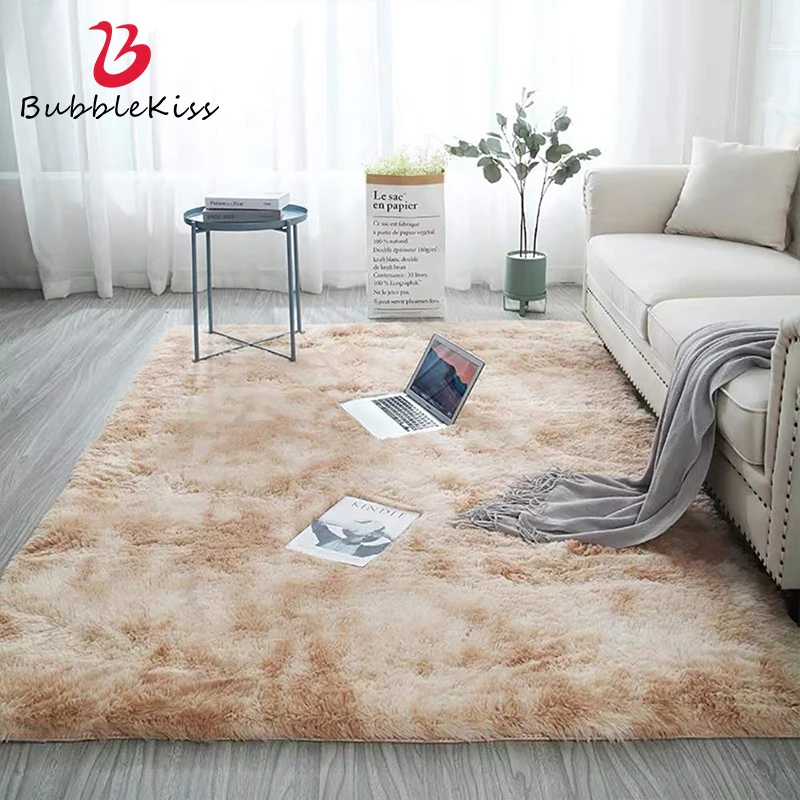 

Bubble Kiss Carpets For Living Room Long Plush Home Rugs Shaggy Carpet Bedroom Decor Non-Slip Area Rug Customized Fluffy Carpet
