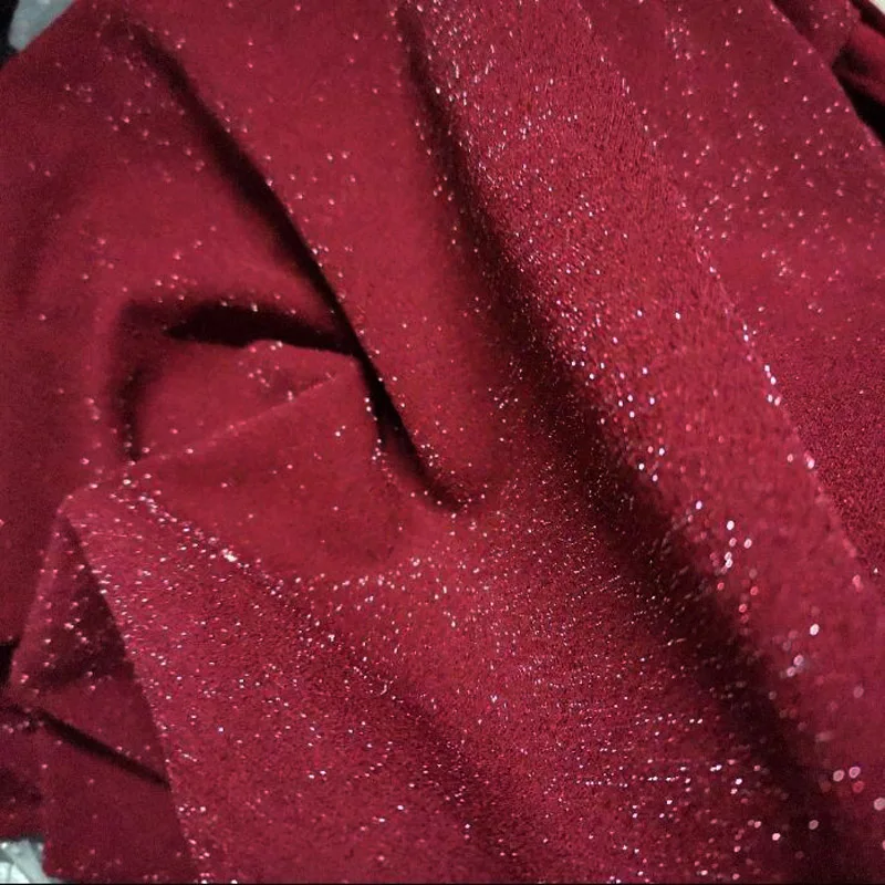 Блестящее платье блестящее мягкое эластичное охлаждающее Джерси материал брюк