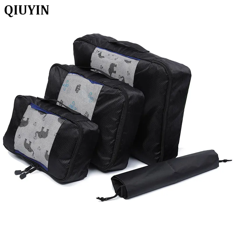 Нейлоновая/Мужская/Женская дорожная сумка органайзер для багажа/ручная багажа