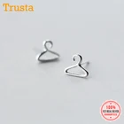 Trusta новейшие серьги-гвоздики из стерлингового серебра 925 пробы модные крошечные Серьги 8 мм x 7 мм подарок для девушек и женщин DS121