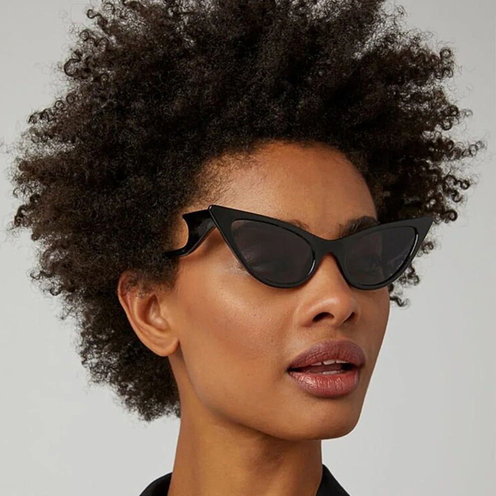 Солнцезащитные очки кошачий глаз в современном ретро-стиле новинка 2019 модные