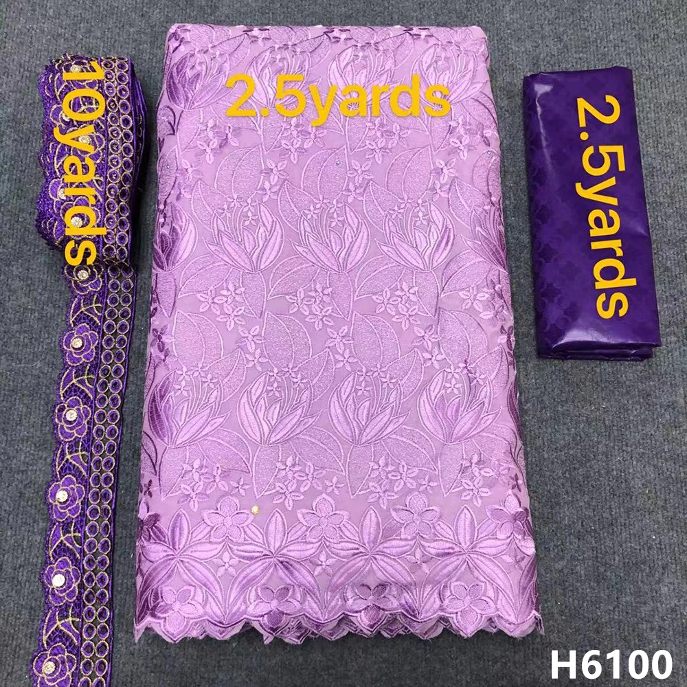 

Новинка 2,5 + 2,5 + 10 ярдов швейцарская вуаль кружева 2022 Brode Bazin Высококачественная африканская кружевная ткань 100% хлопчатобумажная ткань для ду...